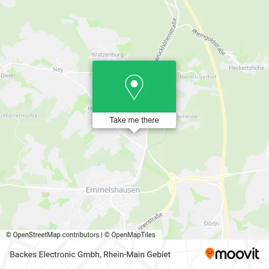 Backes Electronic Gmbh map