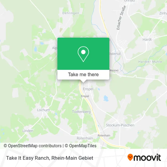 Take It Easy Ranch map