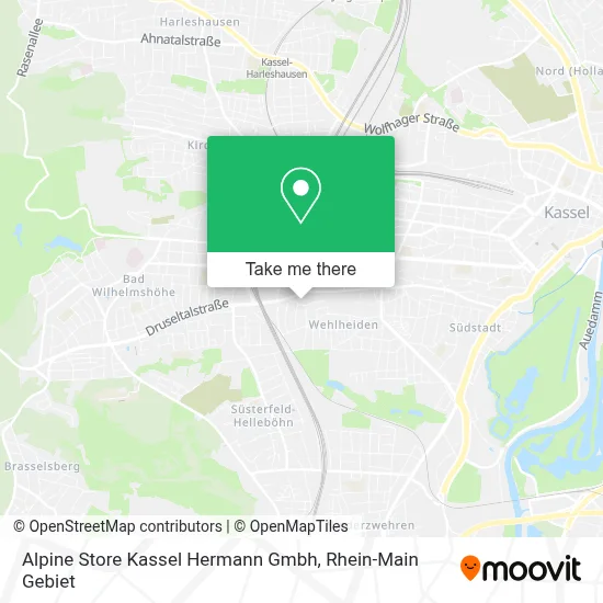 Alpine Store Kassel Hermann Gmbh map
