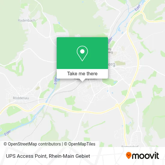 Ups Access Point map