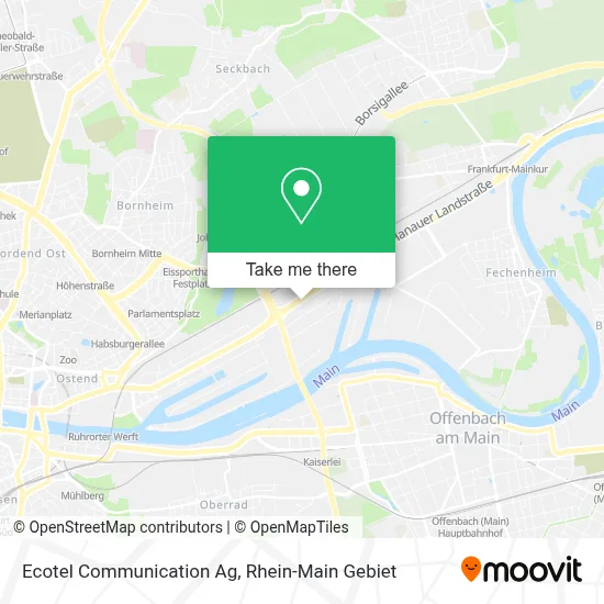 Ecotel Communication Ag map