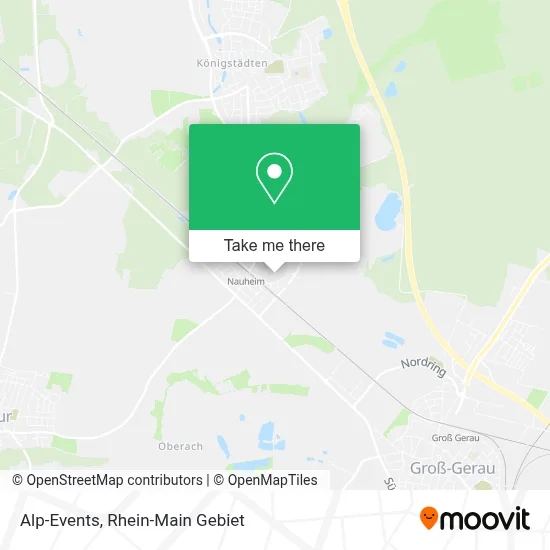 Alp-Events map
