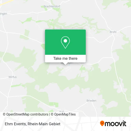 Ehm Events map