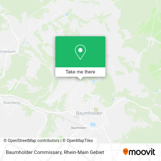 Baumholder Commissary map