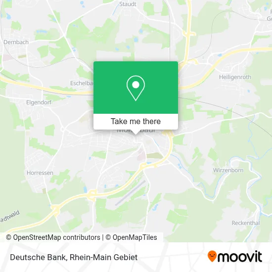 Deutsche Bank map