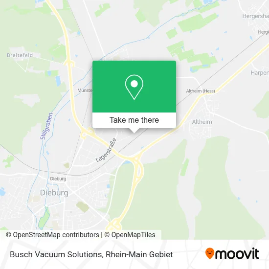 Busch Vacuum Solutions map