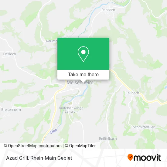 Azad Grill map