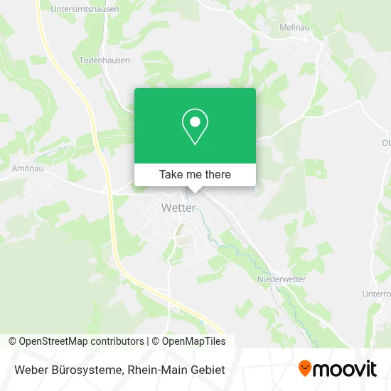 Weber Bürosysteme map