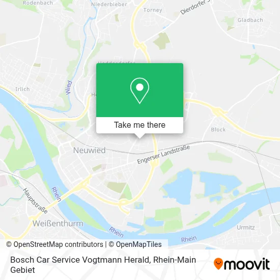 Bosch Car Service Vogtmann Herald map