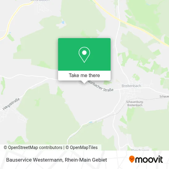 Bauservice Westermann map