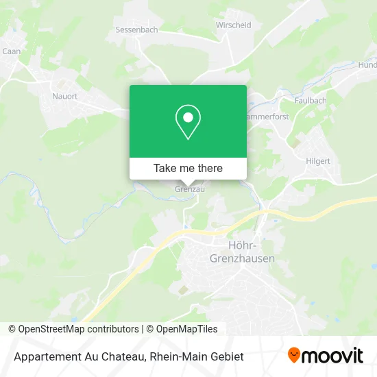 Appartement Au Chateau map