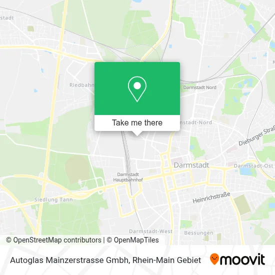 Autoglas Mainzerstrasse Gmbh map