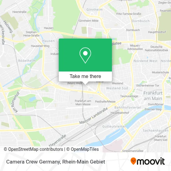 Camera Crew Germany map