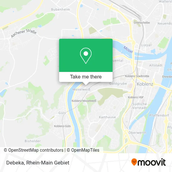 Debeka map
