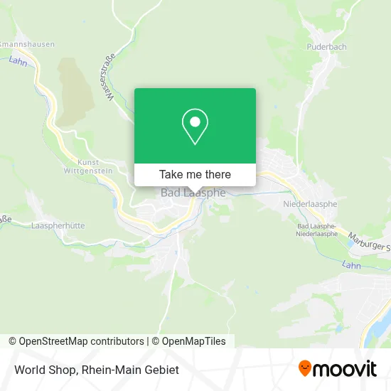 Weltladen map