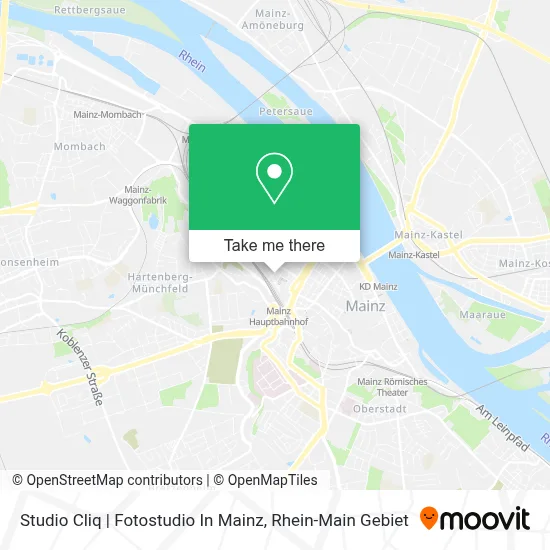 Studio Cliq | Fotostudio In Mainz map