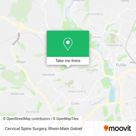 Cervical Spine Surgery map