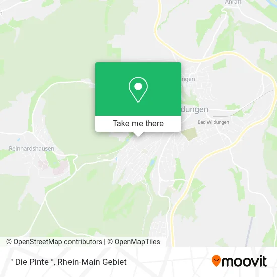 " Die Pinte " map