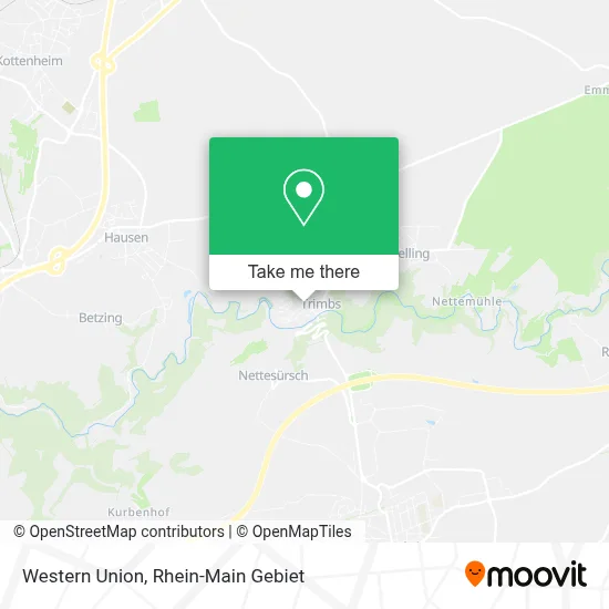 Western Union map