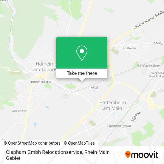 Clapham Gmbh Relocationservice map