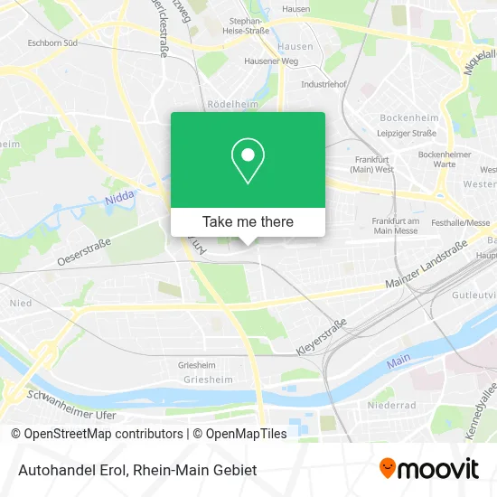 Autohandel Erol map