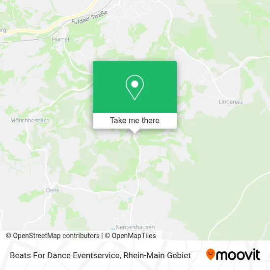 Beats For Dance Eventservice map