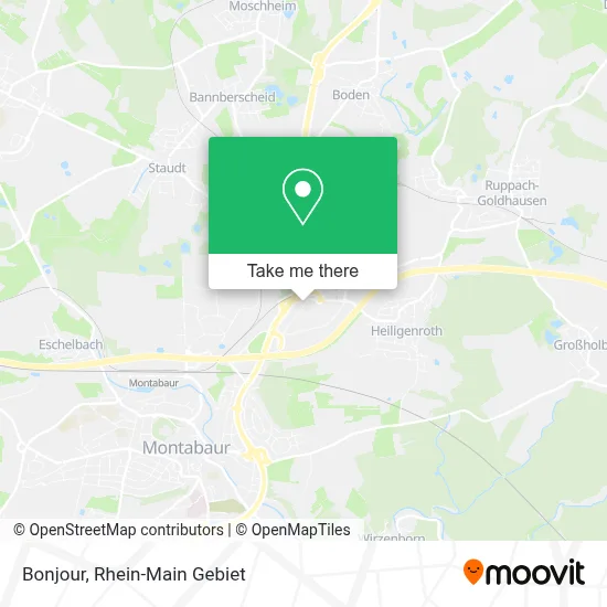 Bonjour map