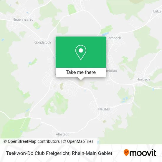 Taekwon-Do Club Freigericht map