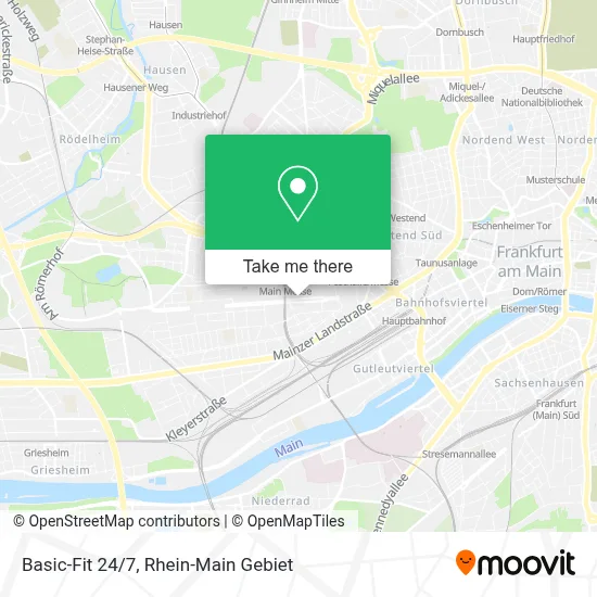 Basic-Fit 24/7 map