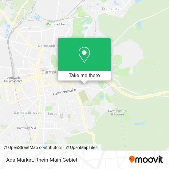 Ada Market map