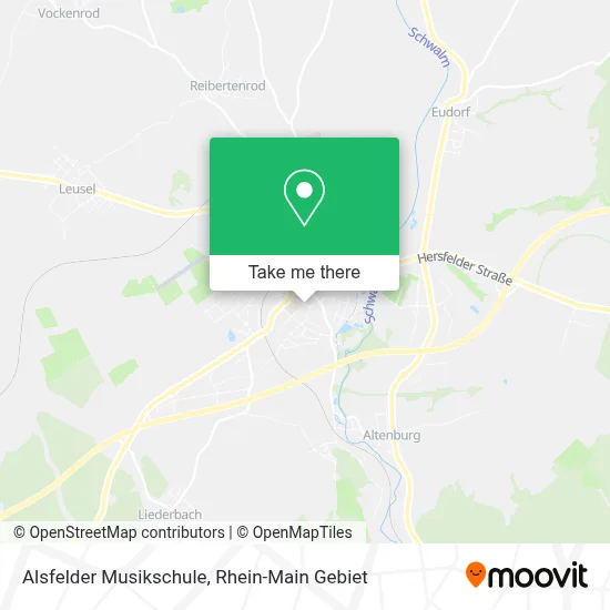 Alsfelder Musikschule map