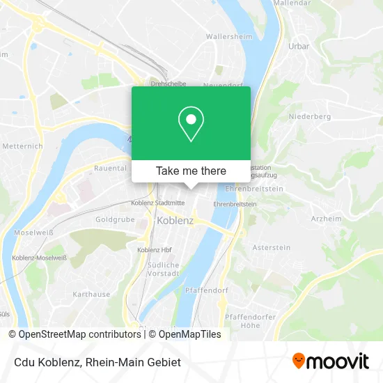 Cdu Koblenz map