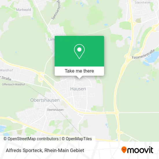 Alfreds Sporteck map