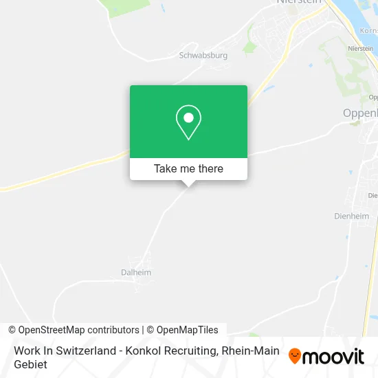 Work In Switzerland - Konkol Recruiting map
