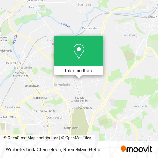 Werbetechnik Chameleon map