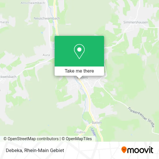 Debeka map