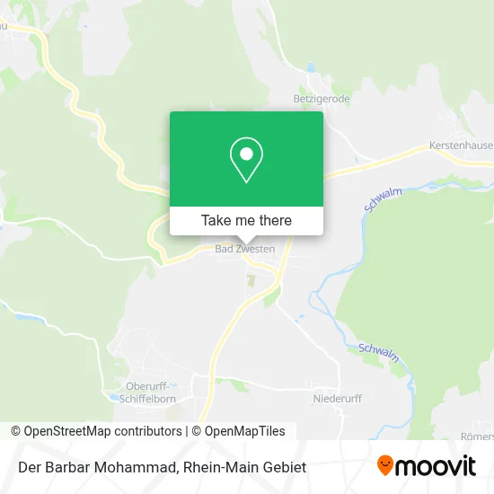 Der Barbar Mohammad map