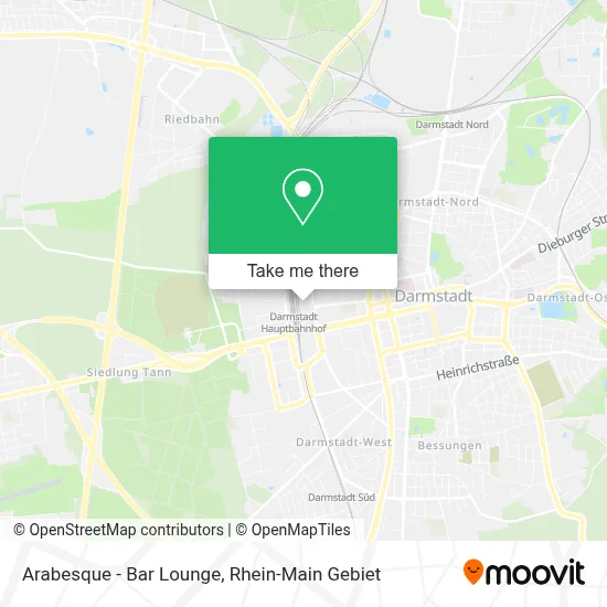 Arabesque - Bar Lounge map