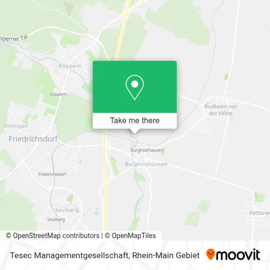 Tesec Managementgesellschaft map