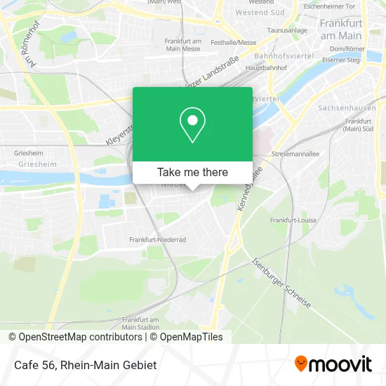 Café 56 map