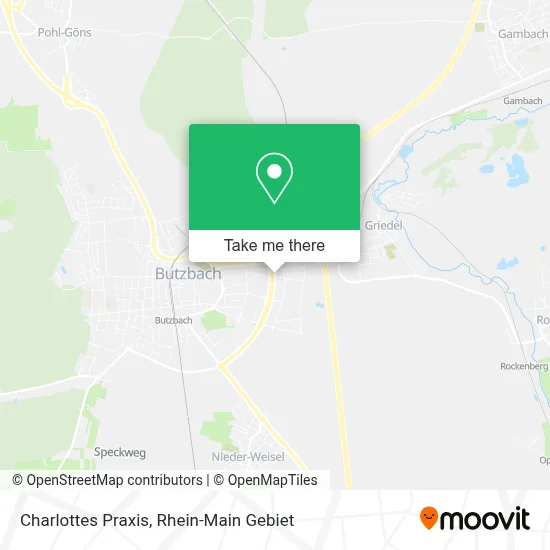 Charlottes Praxis map