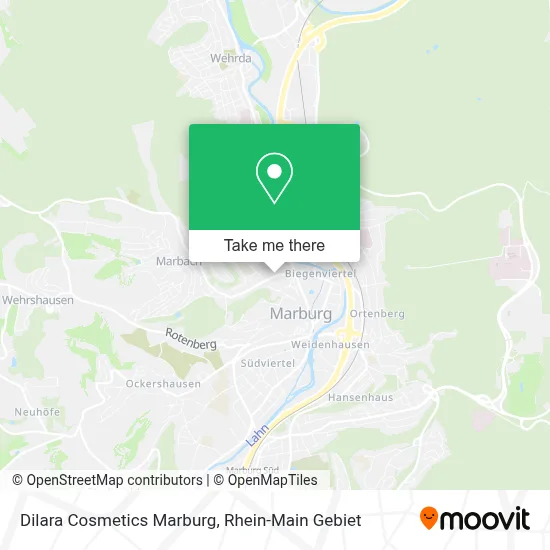 Dilara Cosmetics Marburg map