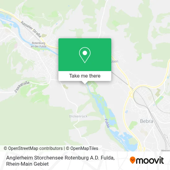 Anglerheim Storchensee   Rotenburg A.D. Fulda map
