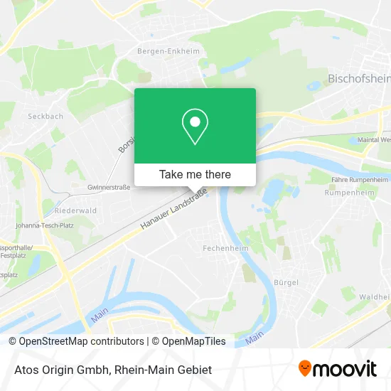 Atos Origin Gmbh map