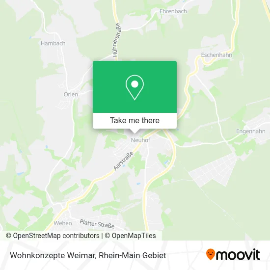 Wohnkonzepte Weimar map