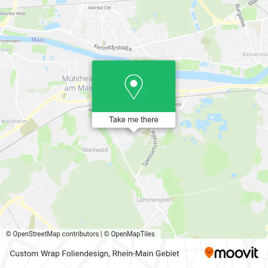 Custom Wrap Foliendesign map