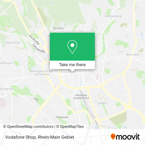 Vodafone Shop map