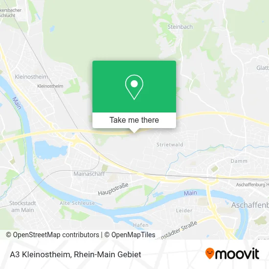A3 Kleinostheim map