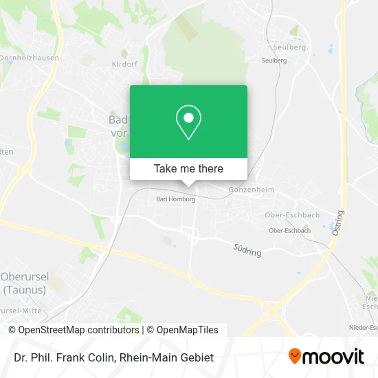 Dr. Phil. Frank Colin map