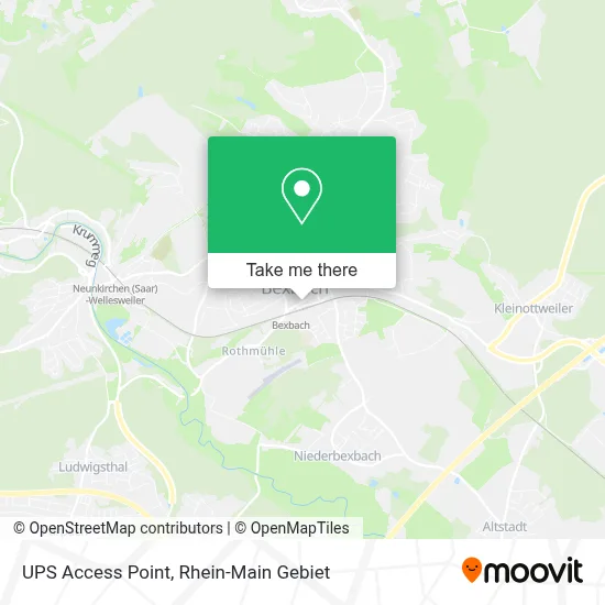 Ups Access Point map